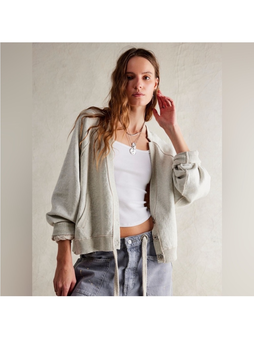 NWT Free People We The Free Midnight Cardi